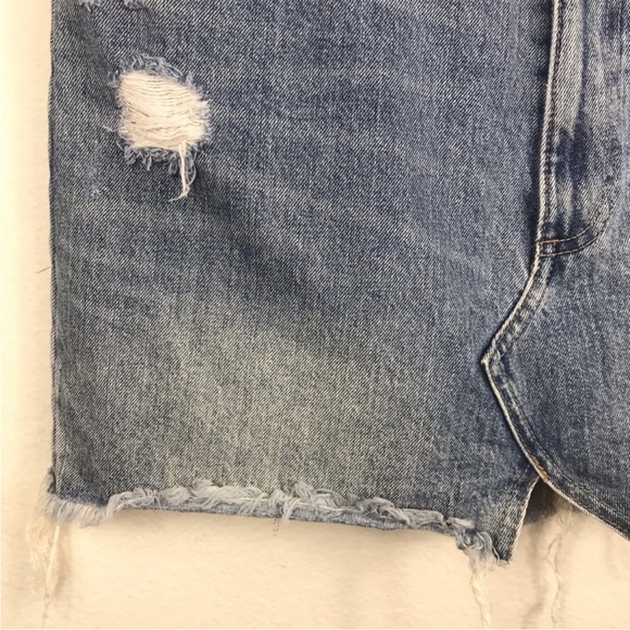 Lucky Brand Old Favorite Mini Jean Denim Skirt Sz 10/30 - Picture 5 of 16